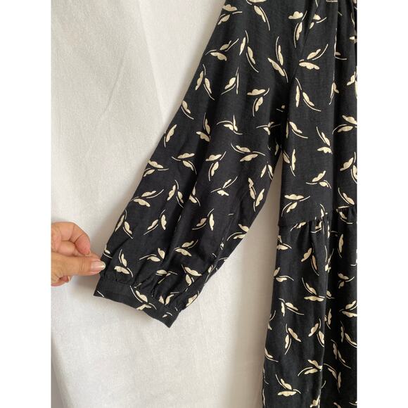 Maeve by Anthropologie Winona Babydoll Loose Fit Tunic 3/4 Sleeves Blouse XS - Picture 5 of 10